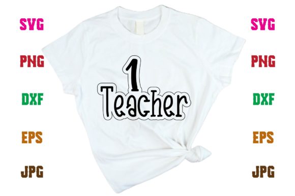 1 Teacher: A Versatile Embroidery Design for Educators