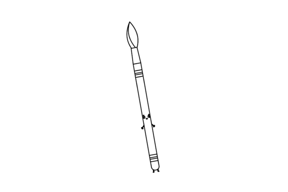Charming School Pencil Study Kawaii Outline