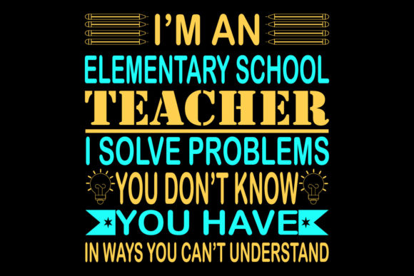 Elementary School Teacher: A Charming Embroidery Design