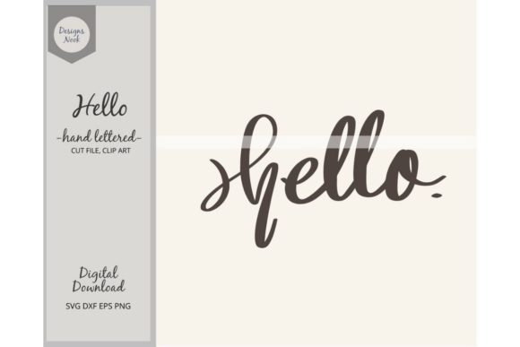 Hand Lettered HELLO: A Welcoming Embroidery Design