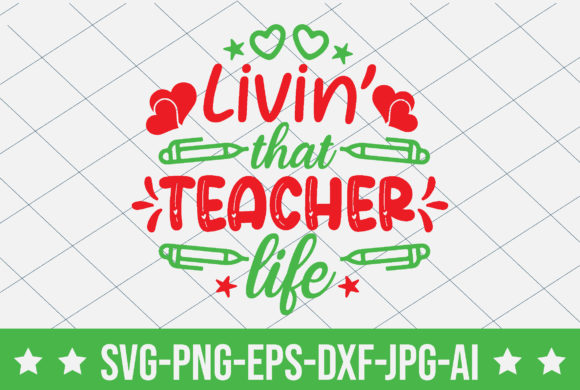 Livin’ That Teacher Life: A Versatile Embroidery Design