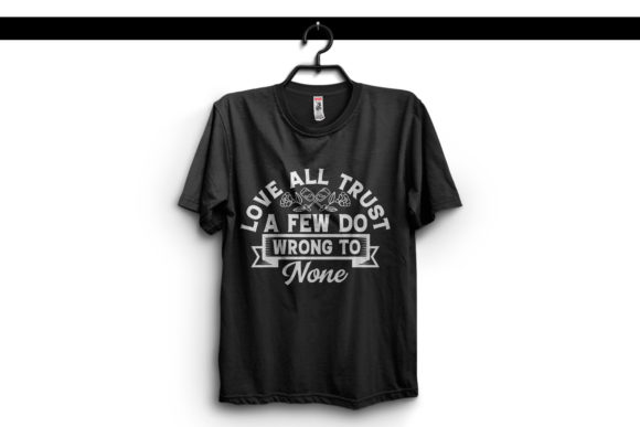 Love All Trust Valentines T-Shirt Design