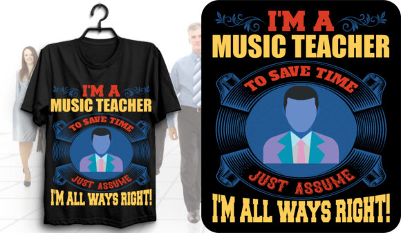 Music Teacher Embroidery: A Time-Saving Design