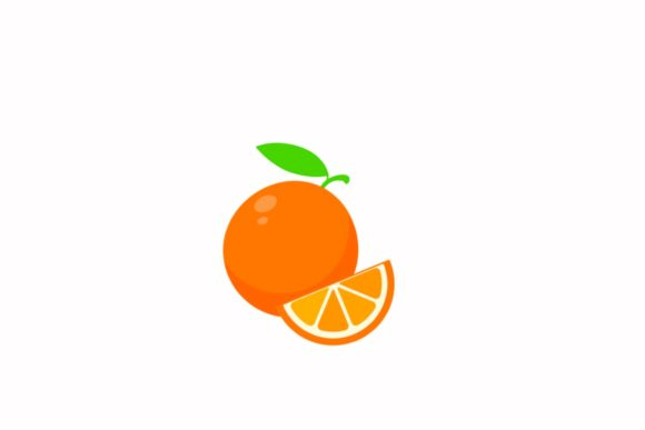 Orange Fruit Illustration: A Fresh and Vibrant Design