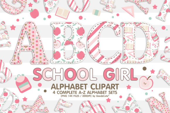 Review: School Gril Alphabet Letters Sublimation