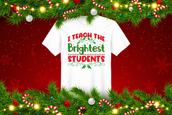 Student Christmas Teacher Design: A Festive Embroidery Choice