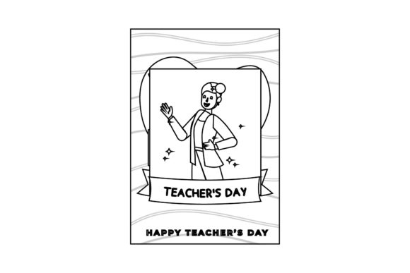 Teacher Frame Banner Outline: A Versatile Design for Embroidery