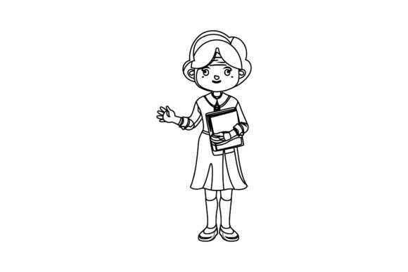 Teacher Woman University Outline: A Versatile Design