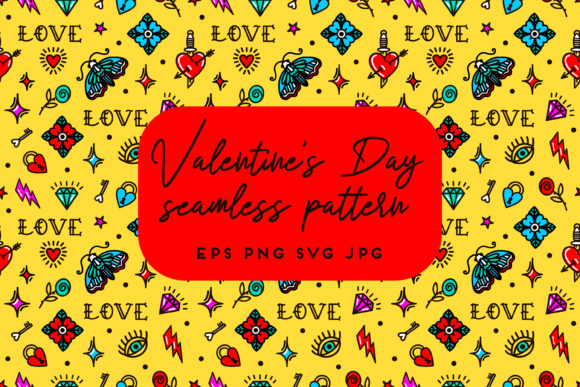 Valentine's Day Seamless Pattern Review